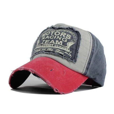 Image of Distressed Vintage Baseball Cap, Strapback cap 100% Cotton with 8 Color Options