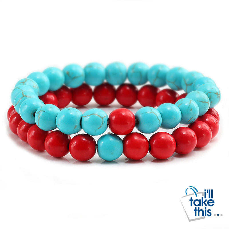 Distance Chakra Bracelet for Couple bracelets Missing piece bracelet Yin yang 2Pcs/Set - I'LL TAKE THIS