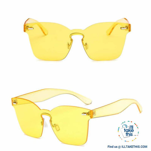 Image of Cateye Designer Sunglasses - 6 Polycarbonate Len, Candy Color frame combinations - I'LL TAKE THIS