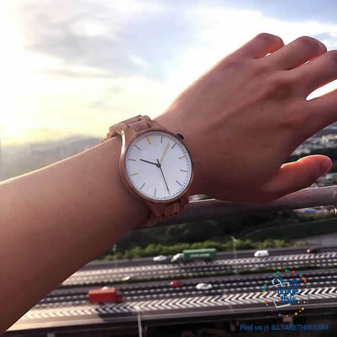 Image of Minimalist Wooden Watches, Quartz Wood Bamboo Wristwatches - Limited Edition - I'LL TAKE THIS