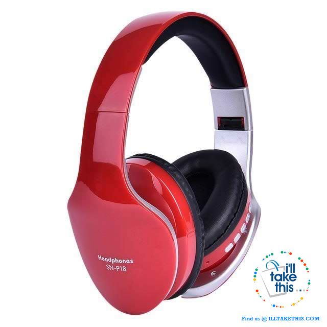 Wireless Bluetooth Headphones - Take Them With You Wherever You Go! - I'LL TAKE THIS