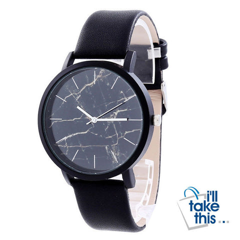 Image of Marble Pattern Quartz Wristwatch - Unisex - I'LL TAKE THIS