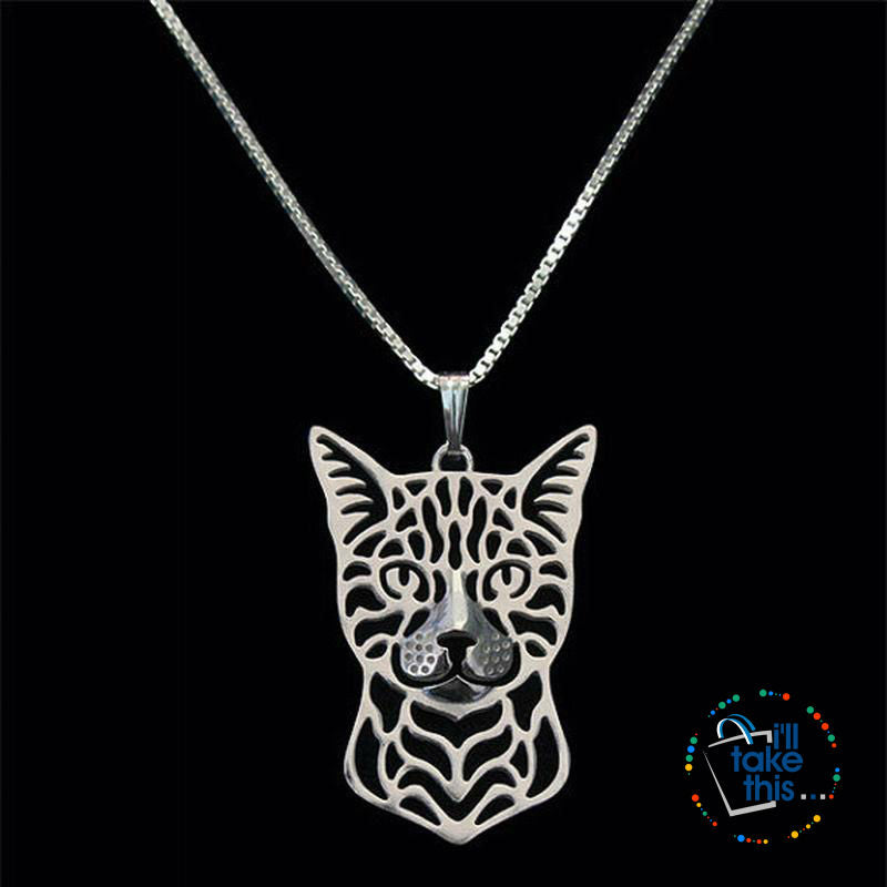 Bengal Cat Pendant in Gold, Silver or Rose Gold with FREE Link chain - I'LL TAKE THIS
