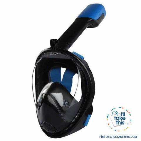Image of Full Face Snorkel Mask - Anti Fog, Keeps Water Out And Air In! - I'LL TAKE THIS