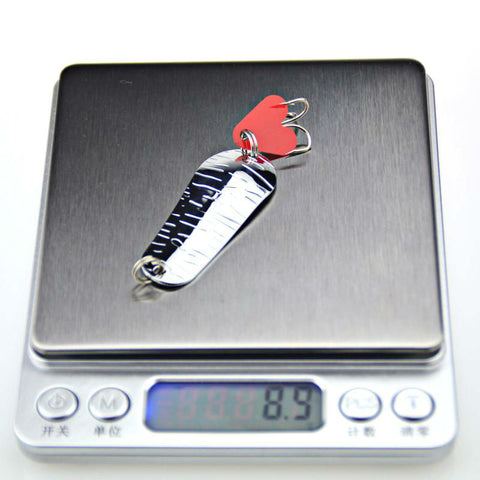 Image of Fishing Lures - Wobblers Spinners Metal Spoon Bait Wobbler Artificial Tackle Kit - Set of 4 - I'LL TAKE THIS