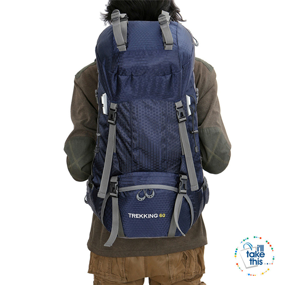 Hiking Camping Outdoor Backpacks 50 or 60L - Nylon Sport Bag for Camping, Travelling - I'LL TAKE THIS