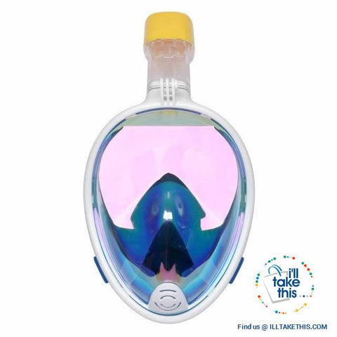 Image of Full Face Snorkel Mask - Anti Fog, Keeps Water Out And Air In! - I'LL TAKE THIS