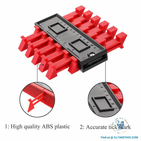 Image of Odd Shaped Contour Guide Profiling Tool - Every hand-mans essential tool! - I'LL TAKE THIS