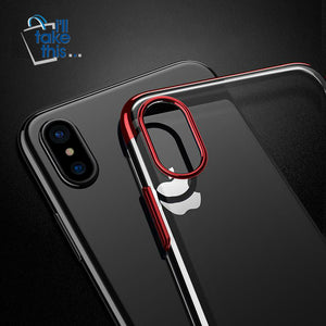 iPhone X Cases Transparency Plastic Case For iPhone X Ultra Thin Protective Shell