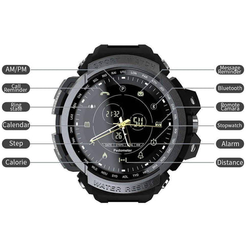 Image of ⌚️ Men's Chronograph SmartWatch sync with Android and Apple iOS iPhone