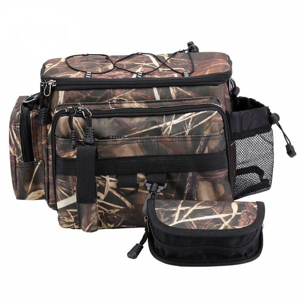 Fishing Bags - Nylon Multifunctional with Waist Shoulder Strap + BONUS Lure/Tackle Bag - I'LL TAKE THIS