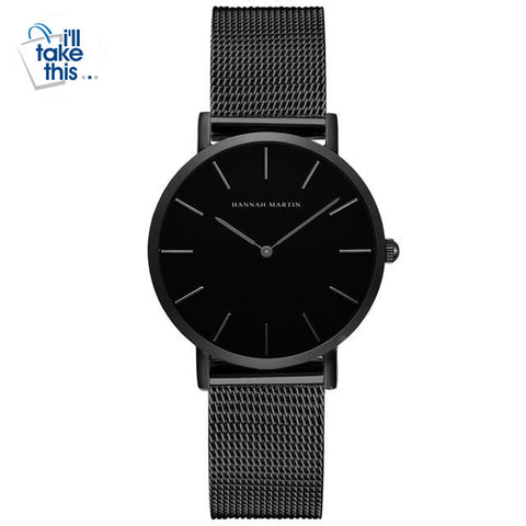 Image of Women Stainless Steel Mesh Rose Gold Waterproof Ladies Watch - Japan Quartz Movement High-Quality 36mm - I'LL TAKE THIS
