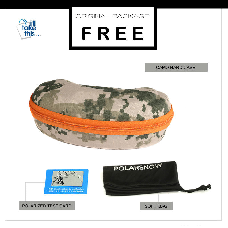 Polarized Sunglasses Camouflage Frame Sport Sun Glasses Fishing, Hunting, GREAT Driving glasses - I'LL TAKE THIS