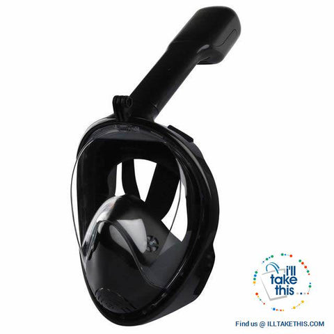 Image of Full Face Snorkel Mask - Anti Fog, Keeps Water Out And Air In! - I'LL TAKE THIS