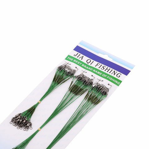 Image of Fishing Line Lure Trace Wire 72 pcs/Lot with Leader Swivel Hanging Board Fishing Tackle Spinner Shark Spinning Accessories - I'LL TAKE THIS