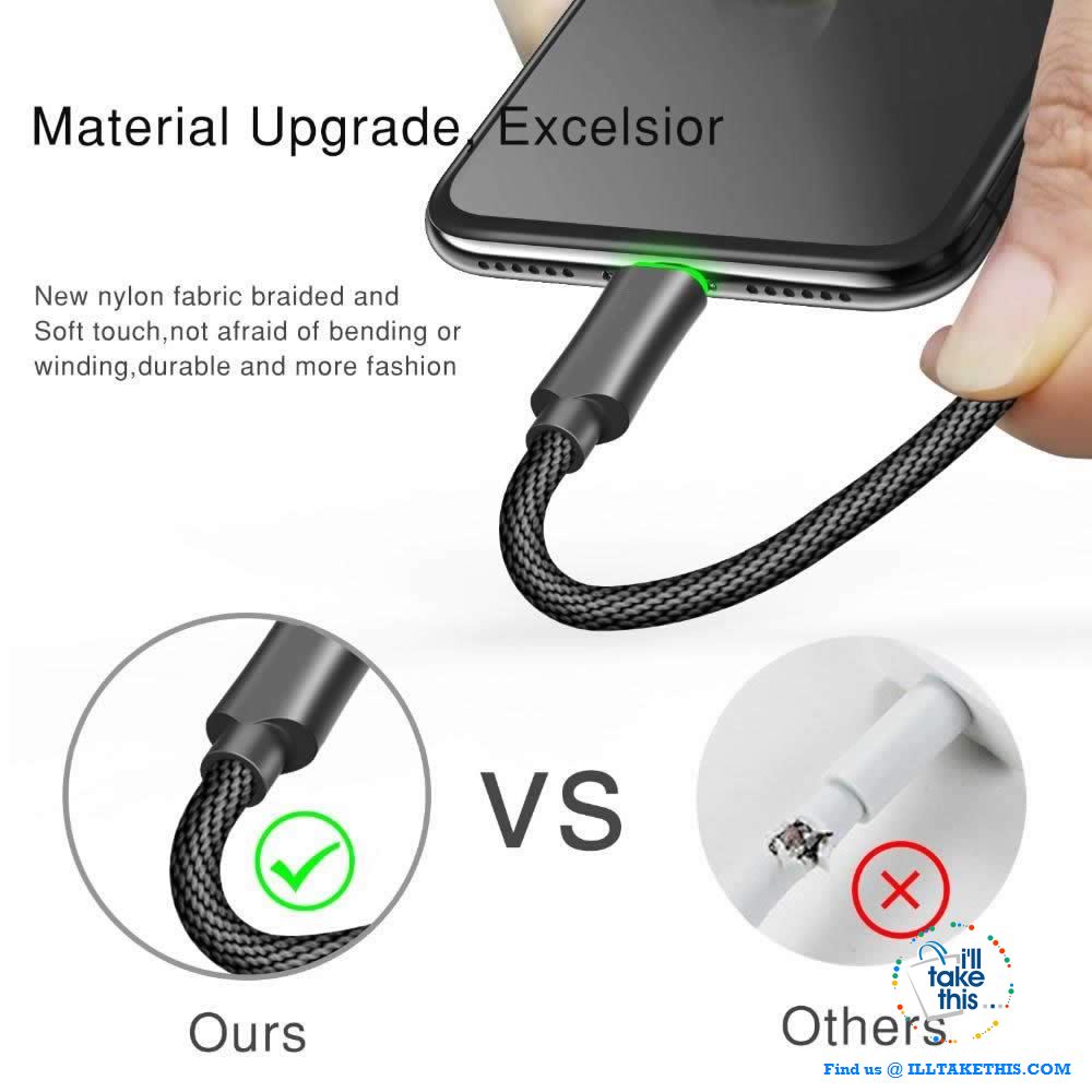 Auto Disconnect Fast Charging For iPhone USB Cable For iPhone XS MAX X Data Cable - I'LL TAKE THIS