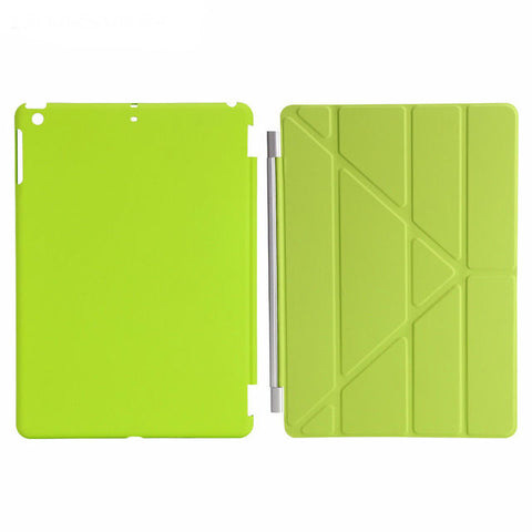 Image of iPad 9.7 2017/18 Magnetic flip stand case, smart cover, auto wake/sleep solid back in Vegan leather - I'LL TAKE THIS