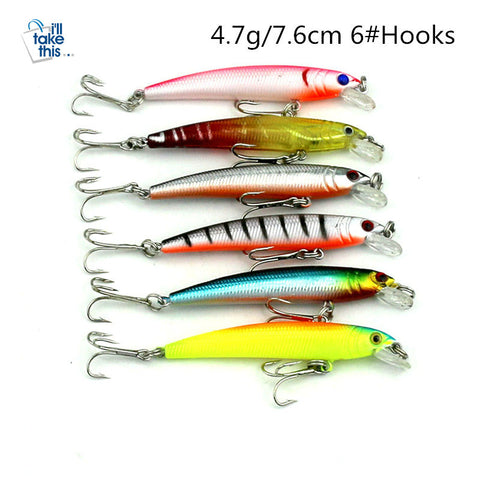 Image of Fishing Lure Set - 43pcs - Mixed Fishing Lure Artificial Baits - I'LL TAKE THIS