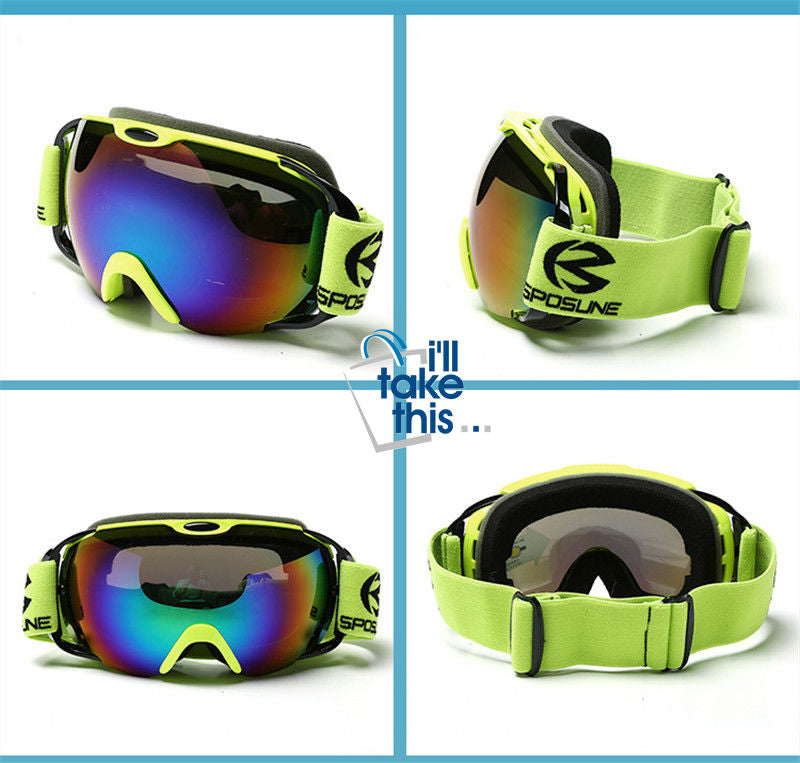 Anti Fog Snowboard Ski Goggles Double Lens Snow Glasses Men or Women - Adult Ski Goggles - I'LL TAKE THIS