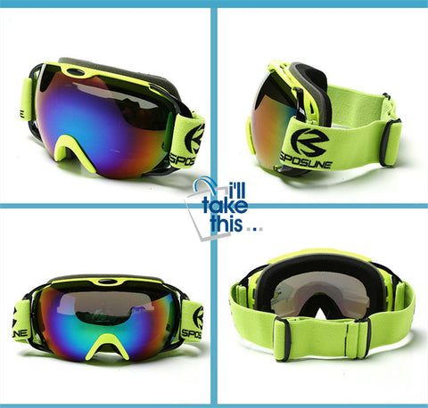 Image of Anti Fog Snowboard Ski Goggles Double Lens Snow Glasses Men or Women - Adult Ski Goggles - I'LL TAKE THIS