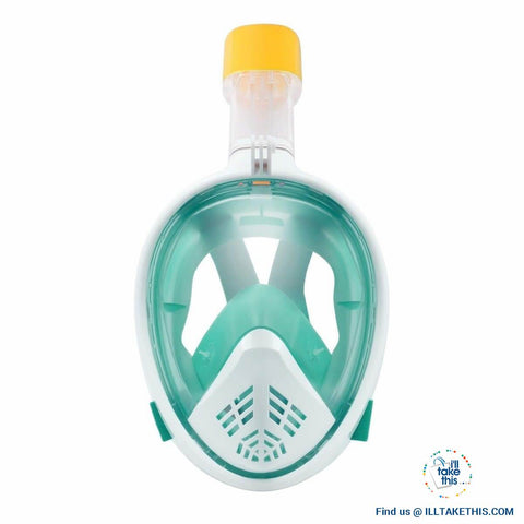 Image of Full Face Snorkel Mask - Anti Fog, Keeps Water Out And Air In! - I'LL TAKE THIS