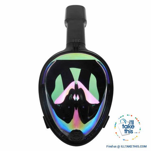 Image of Full Face Snorkel Mask - Anti Fog, Keeps Water Out And Air In! - I'LL TAKE THIS