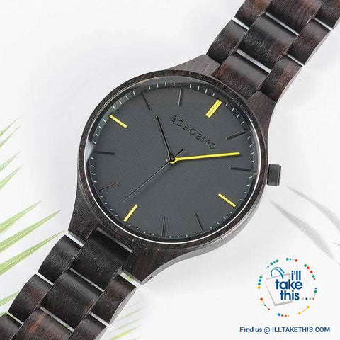 Image of Minimalist Wooden Watches, Quartz Wood Bamboo Wristwatches - Limited Edition - I'LL TAKE THIS