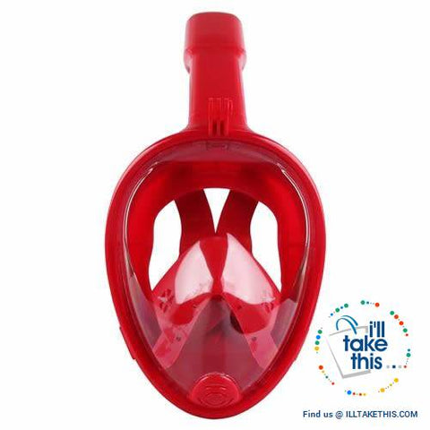 Image of Full Face Snorkel Mask - Anti Fog, Keeps Water Out And Air In! - I'LL TAKE THIS