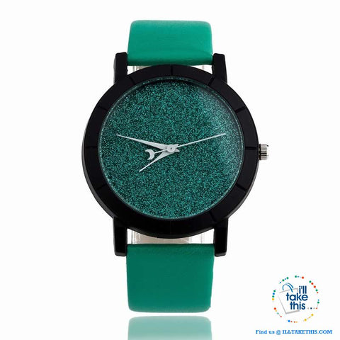 Image of Shimmering Moon Star style Ladies wrist Watches - 5 Color options - I'LL TAKE THIS
