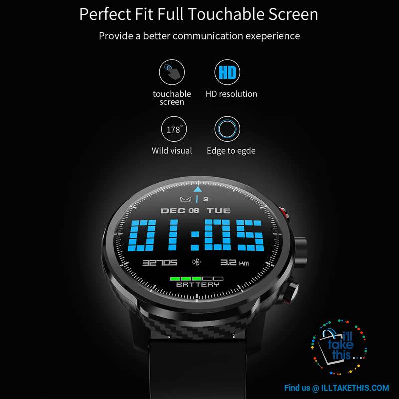 ⌚ Super Sports Carbonfibre Smartwatches, Multi-Sports Mode - Bluetooth, 3 Color options - I'LL TAKE THIS