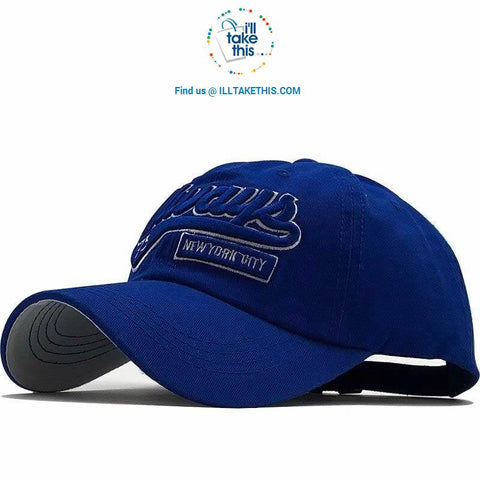 Image of New York City - Embroidery "Always 75" Men's Baseball Cap and Women's Strapback Baseball Caps - 8 Colors