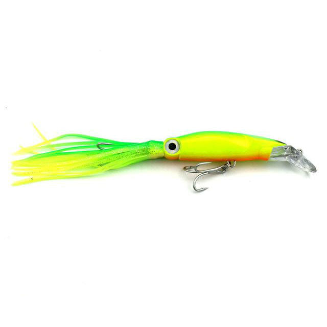 Fishing Lure Squid Like Swimming Bait - 14cm 42g with double treble hooks a unique Fishing Tackle - I'LL TAKE THIS