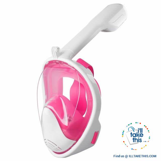 Full Face Snorkel Mask - Anti Fog, Keeps Water Out And Air In! - I'LL TAKE THIS