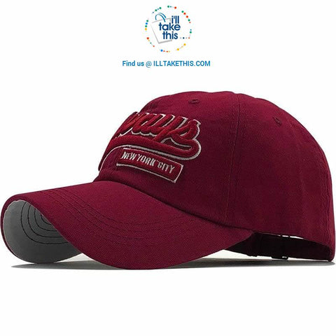Image of New York City - Embroidery "Always 75" Men's Baseball Cap and Women's Strapback Baseball Caps - 8 Colors