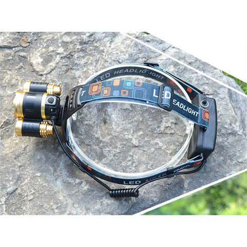 Image of π£ Headlamp Zoomable Ultra High 10000 Lumens Headlight 3 * LED CREE XM-L T6 - I'LL TAKE THIS