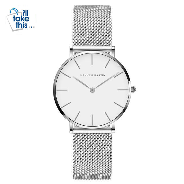 Women Stainless Steel Mesh Rose Gold Waterproof Ladies Watch - Japan Quartz Movement High-Quality 36mm - I'LL TAKE THIS
