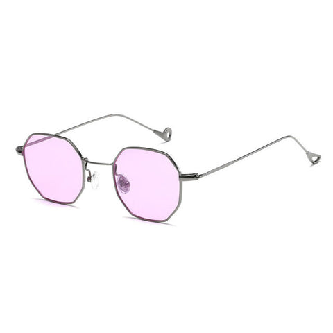 Image of Super Light Weight Octagon Sunglasses Unisex in Yellow, Red, Blue Tinted + Clear Lens Glasses - I'LL TAKE THIS