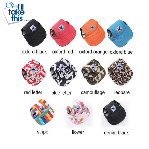 Image of Fashion outdoor baseball style dogs cats caps new pet hats - 11 Colors - I'LL TAKE THIS