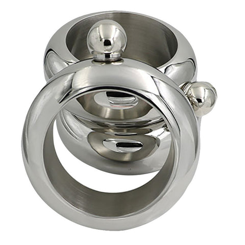 Image of Bangle Bracelet Hip Flask Silver/Rainbow/Copper Grade 304 Stainless Steel High Quality Whiskey Drink-ware and Funnel Set - I'LL TAKE THIS