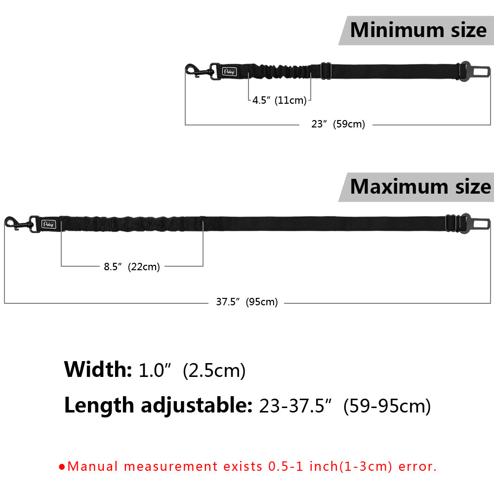 Adjustable Pet Seat Belt - Safety Leads Vehicle Seat-belt Harness with Elastic Bungee Leash - I'LL TAKE THIS