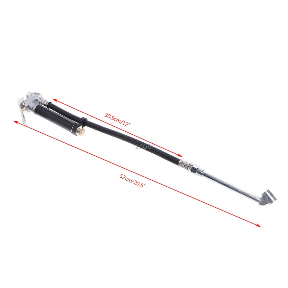 Air Tire Pressure Filler Dual Chuck Inflator Car Gauge 12" Compressor Hose - I'LL TAKE THIS