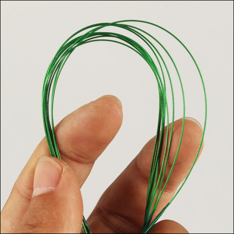 Image of 50PCS Steel Wire Leader Rope Fishing Line Lure Leader Swivel Interlock Snap Anti-bite Line fishing hooks 16/18/22/25/28cm - I'LL TAKE THIS