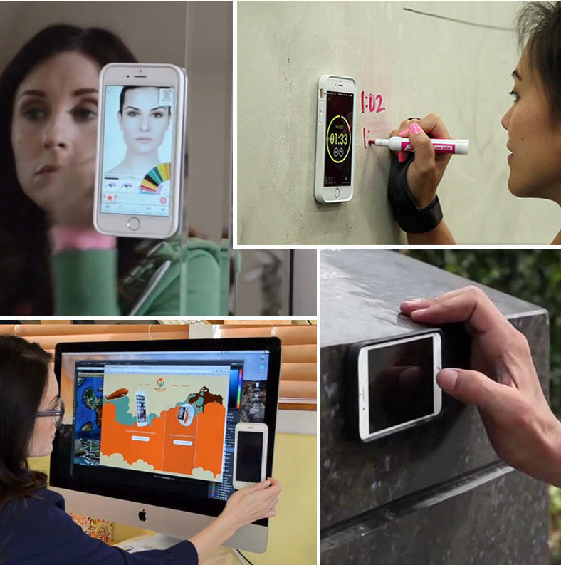 Anti-gravity nanosuction iPhone Case For all iPhones. Stick it where you need a helping hand. - I'LL TAKE THIS