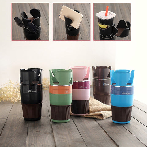 Image of Automotive Multi Cups Organizer Phone Holder Car Drink Bottle Gadget Storage - I'LL TAKE THIS