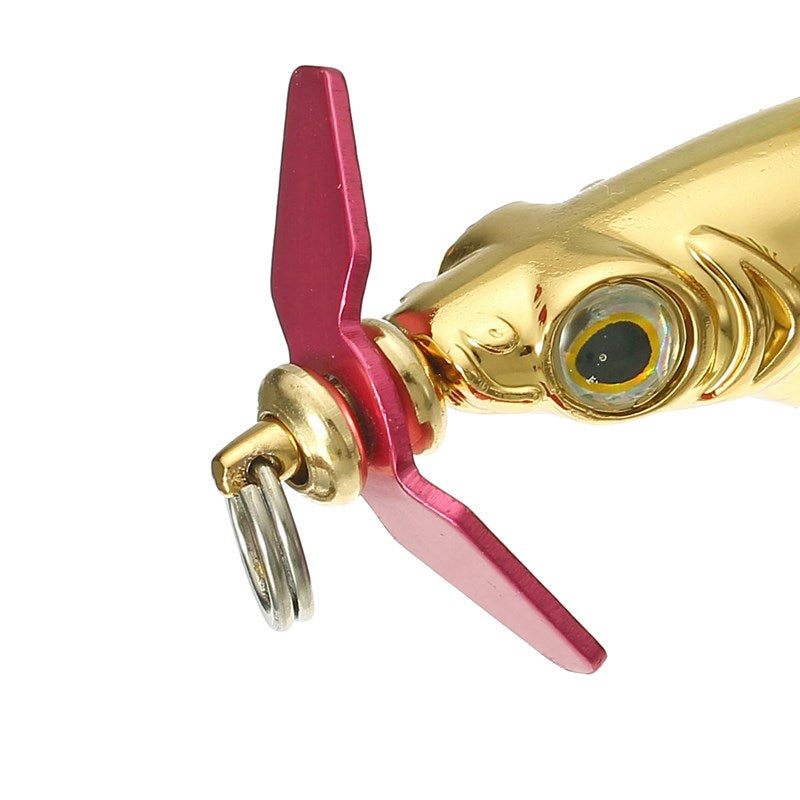 Mini BASS Fishing lures, with Siren Propeller & Lifelike 3D Fisheye for added Attraction 5.5cm 25g - I'LL TAKE THIS