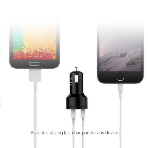 Image of In-Car Charger Quick Charge 3.0 Dual QC 3.0 USB Car Phone Charger Suite most iPhone, iPad, Android - I'LL TAKE THIS