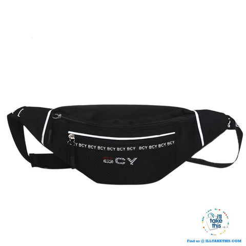 Image of Canvas Chest/Waist Messenger Bag - Unisex design, 4 Colors - I'LL TAKE THIS