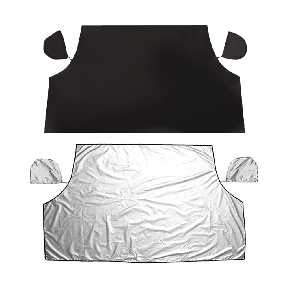 The Zone Barrier EXTRA Large Windshield Ultimate Protection from Snow, Ice or Sunshade  with Rearview Mirror Cover - I'LL TAKE THIS