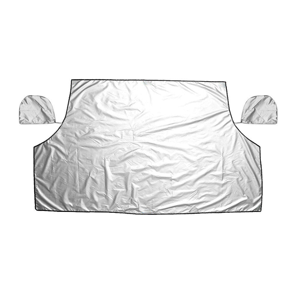 The Zone Barrier EXTRA Large Windshield Ultimate Protection from Snow, Ice or Sunshade  with Rearview Mirror Cover - I'LL TAKE THIS