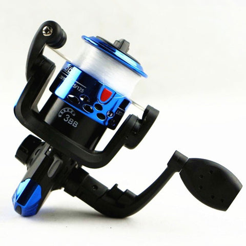 Image of Starter Spinning Fishing Reel, 3 ball bearing, 120/150ft of Fishing line with 3 color options, 5.1:1 - I'LL TAKE THIS